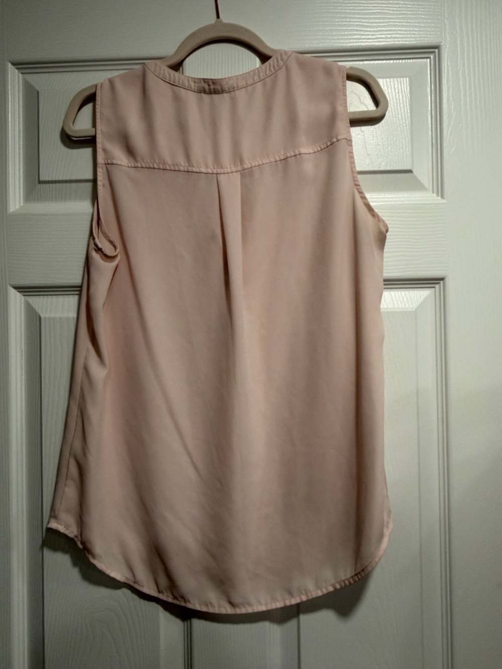 Adrianna Papell Blush Pink Sleeveless V-Neck Camisole - Picture 4 of 4